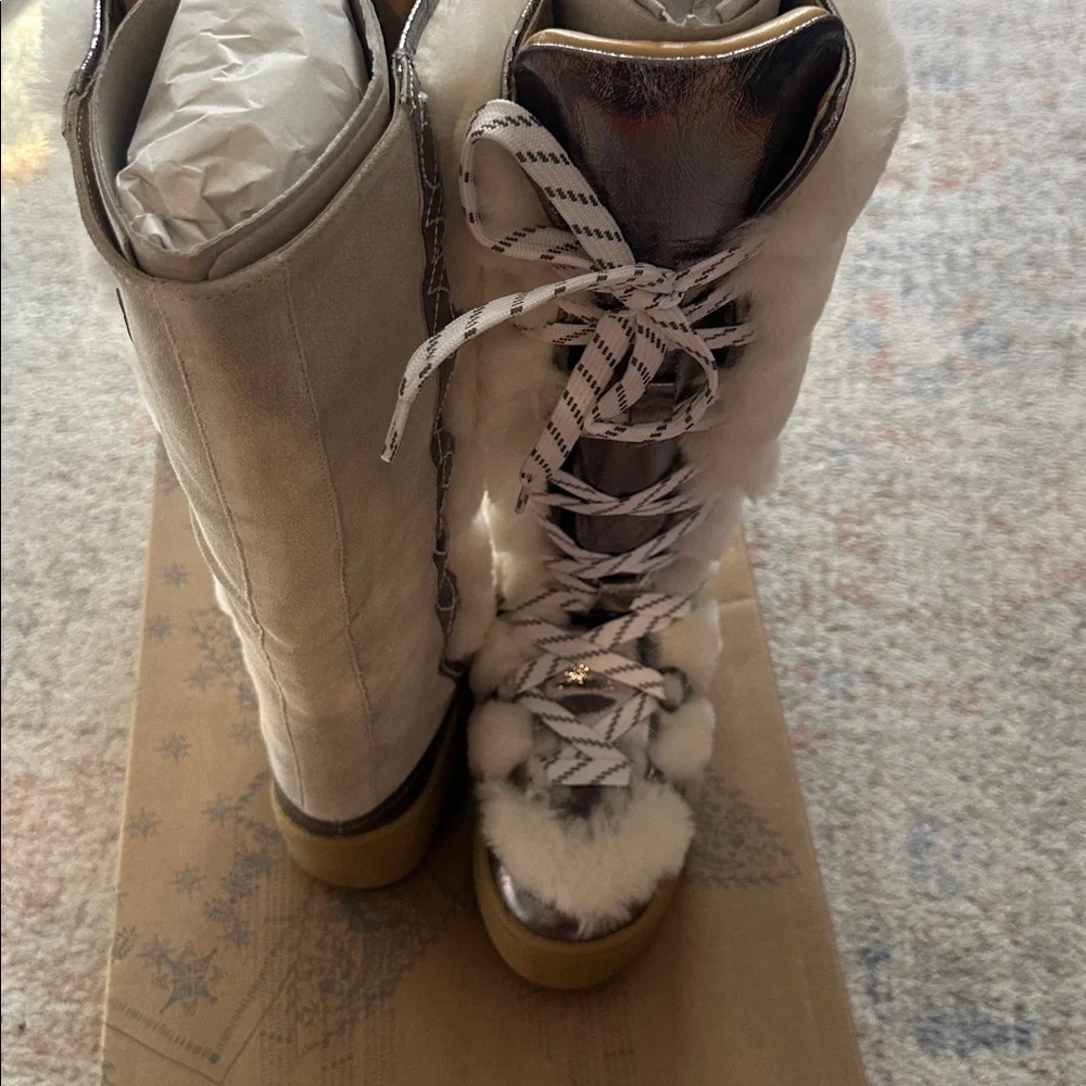 Free People Wilder Mukluk Suede & Shearling Boot